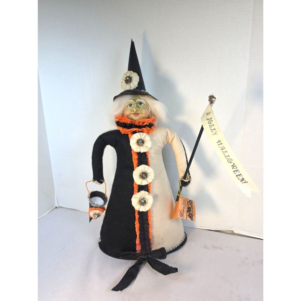New Dee Foust for Bethany Lowe Halloween Witch 21" "A Jolly Halloween "